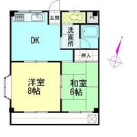 ハイツ峯岸2の間取り