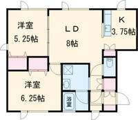 プロスパーハイムA・Bの間取り