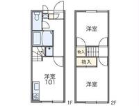 レオパレスT21の間取り