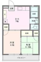 マンションヤジマCの間取り