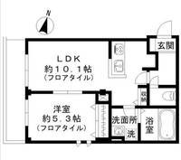 東京都世田谷区上用賀3(マンション)の賃貸物件の間取り