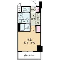 大阪府大阪市北区大淀中5(マンション)の賃貸物件の間取り