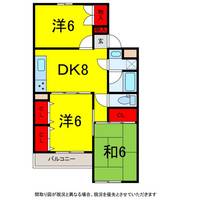 千葉県千葉市若葉区若松町(マンション)の賃貸物件の間取り