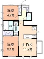 物件の間取り画像