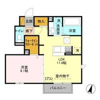 千葉県松戸市東松戸2(アパート)の賃貸物件の間取り