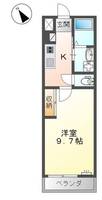 岡山県倉敷市連島町鶴新田(アパート)の賃貸物件の間取り