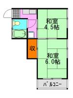 千葉県千葉市中央区大巌寺町(アパート)の賃貸物件の間取り