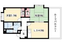 愛知県長久手市蟹原(マンション)の賃貸物件の間取り