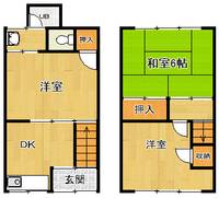 大阪府大阪市淀川区十八条3(一戸建)の賃貸物件の間取り