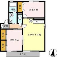 静岡県浜松市中央区東若林町(アパート)の賃貸物件の間取り