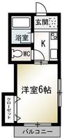 神奈川県秦野市上大槻(アパート)の賃貸物件の間取り