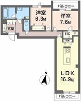 物件の間取り画像