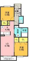 物件の間取り画像