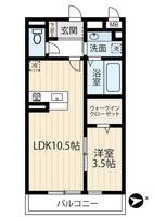 物件の間取り画像