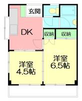 神奈川県秦野市渋沢上2(アパート)の賃貸物件の間取り