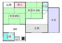 千葉県香取市佐原イ(一戸建)の賃貸物件の間取り
