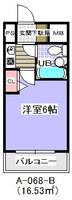 ローズガーデンA68番館(A-068)の間取り