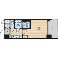 ジアコスモ江戸堀パークフロントの間取り