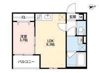 DOLCE VITA 池田(ドルチェ ヴィータ イケダ)の間取り