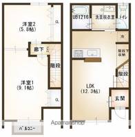 埼玉県川越市新宿町1(一戸建)の賃貸物件の間取り