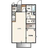 栃木県小山市駅南町1(アパート)の賃貸物件の間取り