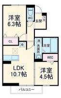 物件の間取り画像