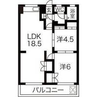 愛知県名古屋市名東区平和が丘5(マンション)の賃貸物件の間取り