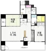 ライオンズマンション北四番丁の間取り