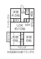 栃木県佐野市富岡町(マンション)の賃貸物件の間取り
