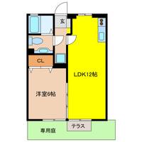 岐阜県大垣市横曽根4(アパート)の賃貸物件の間取り