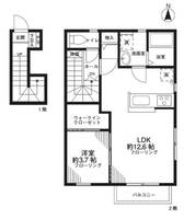 東京都中野区中野2(アパート)の賃貸物件の間取り
