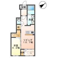 福島県本宮市高木字舟場(アパート)の賃貸物件の間取り