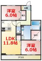 物件の間取り画像