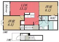 千葉県市原市潤井戸(アパート)の賃貸物件の間取り