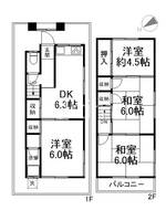 京都府宇治市木幡平尾(一戸建)の賃貸物件の間取り