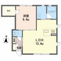 徳島県阿南市富岡町第住町(アパート)の賃貸物件の間取り
