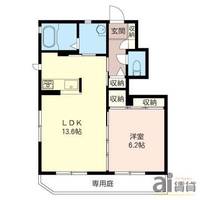 埼玉県川越市大字寺尾(アパート)の賃貸物件の間取り