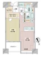東京都港区白金1(マンション)の賃貸物件の間取り