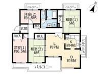 URグリーンタウン槇島の間取り