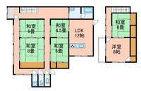 岡山県倉敷市中庄(一戸建)の賃貸物件の間取り