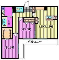 埼玉県さいたま市桜区栄和5(マンション)の賃貸物件の間取り
