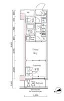 パークアクシス市谷左内町の間取り