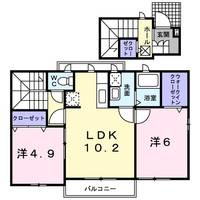 福島県いわき市勿来町大高応時(アパート)の賃貸物件の間取り