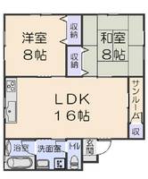パークハイブリッジBの間取り