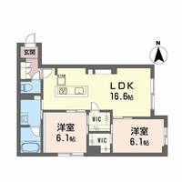 ラ・パルテール旭川 11番館の間取り