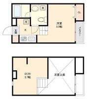 千葉県八千代市勝田台7(アパート)の賃貸物件の間取り
