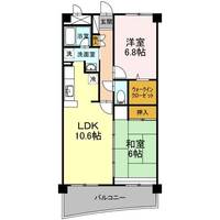 宮城県仙台市宮城野区新田東5(マンション)の賃貸物件の間取り