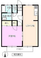コーポのぐちの間取り