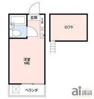 東京都西東京市緑町3(アパート)の賃貸物件の間取り