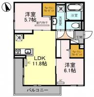 物件の間取り画像
